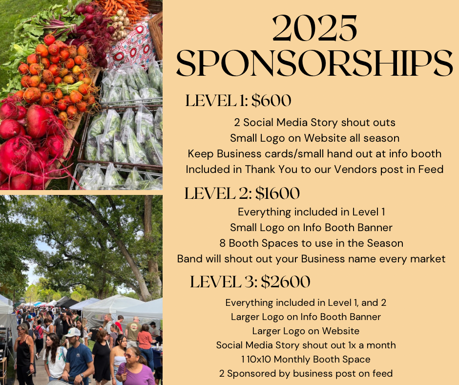 Downtown Farmers Market Sponsorship