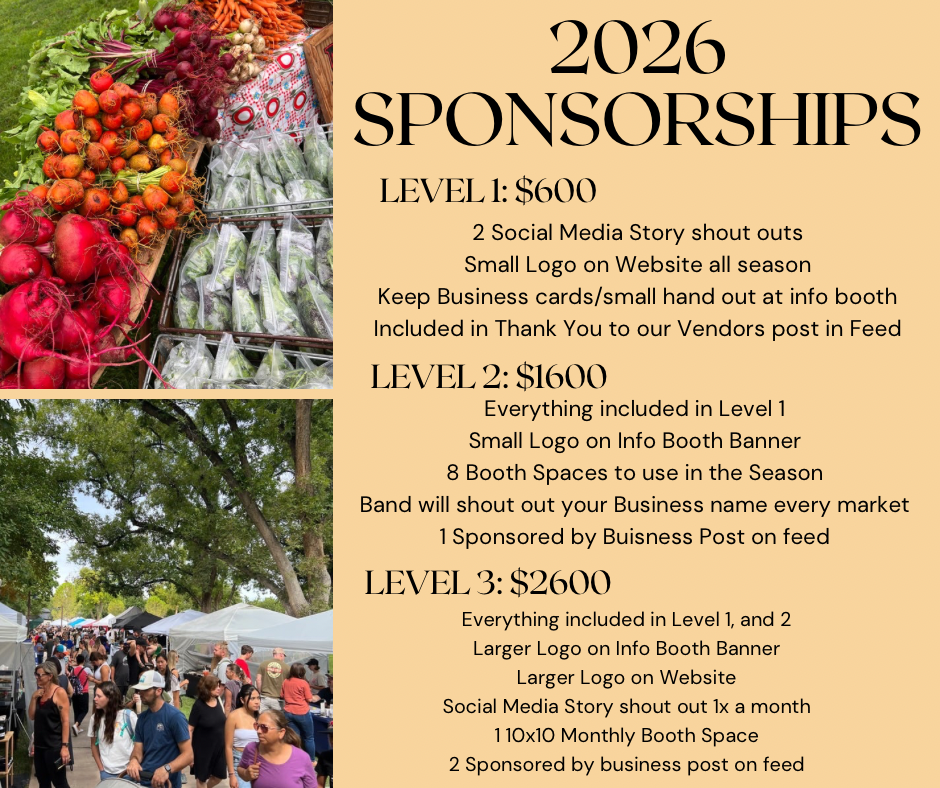 Downtown Farmers Market Sponsorship